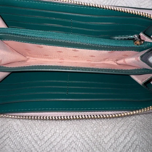 Kate Spade Pink Pineapple Tote, Wallet, and Make-Up Case Set - Picture 12 of 14